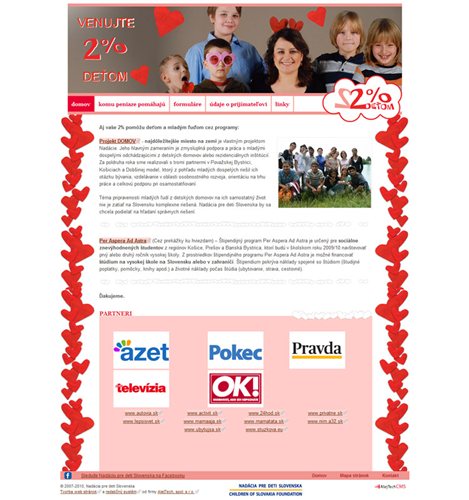 2percentadetom.sk - project website design