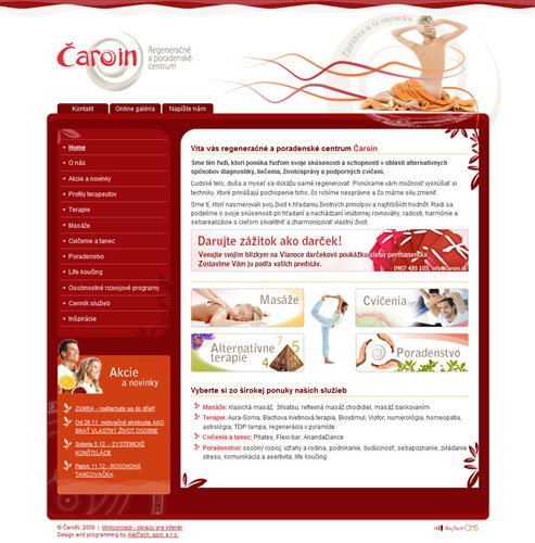 ČaroIN - website