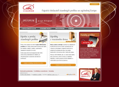 Celox, s.r.o. - website design