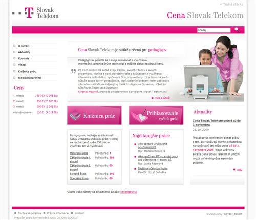 Cena ST website