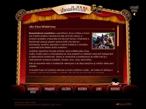 Haaf Theatre - website