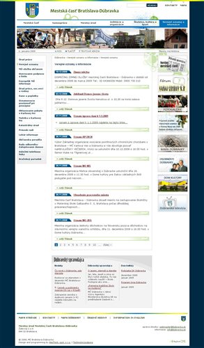 Mestská časť Bratislava-Dúbravka - dubravka.sk - website