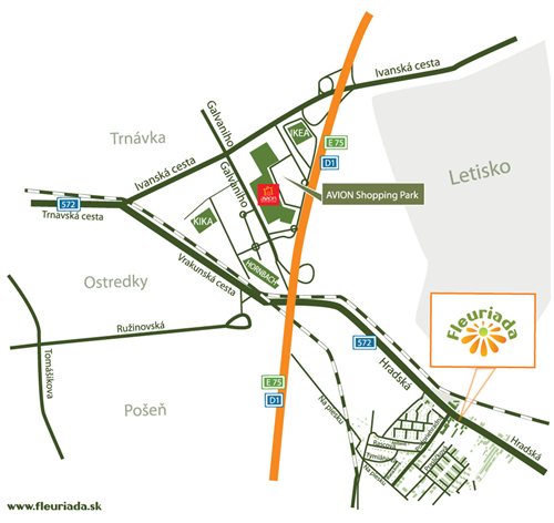 Fleuriada Location Map