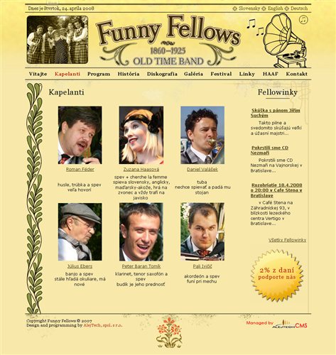 funnyfellows.sk - website
