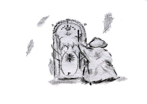 Gandalf by the Moria Gate (LOTR)