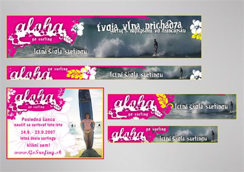 Aloha GoSurfing - web banners