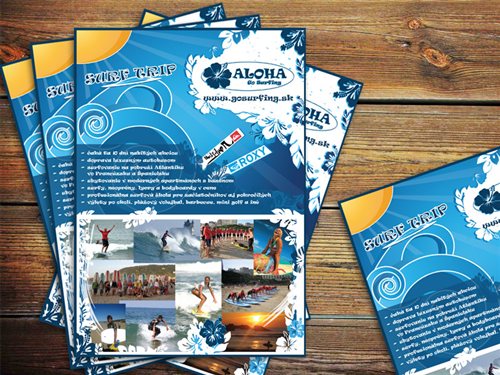 Aloha GoSurfing Fliers and Posters