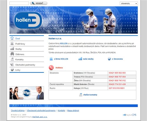 Hollen s.r.o. - website