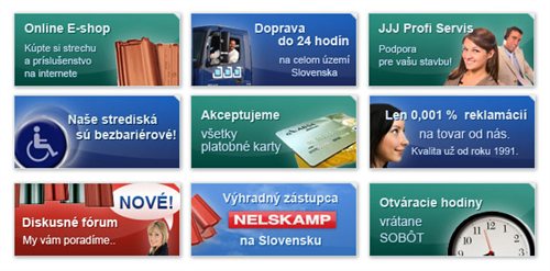 Banners for JJJ.sk