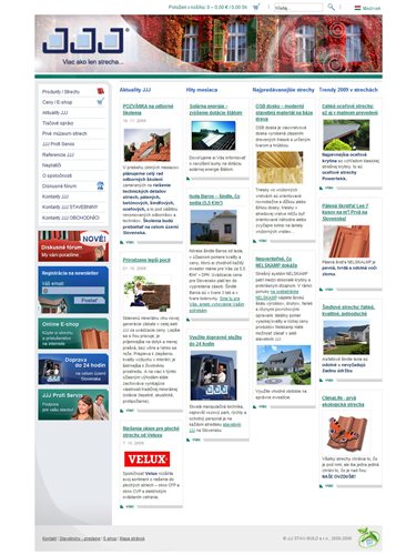 JJJ STAV-BUILD website design - jjj.sk