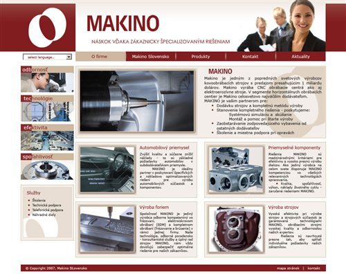 Makino website