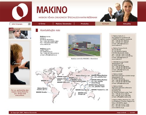 Makino website