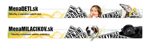 menadeti.sk and menamilacikov.sk - banners