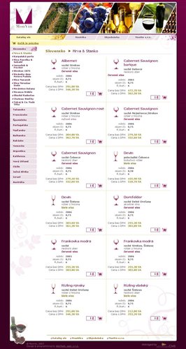 Wine e-shop - monvin.sk