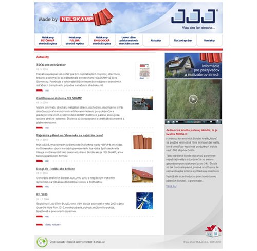 Nelskamp.sk - website design