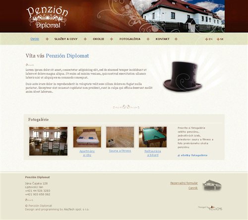 penziondiplomat.sk - website