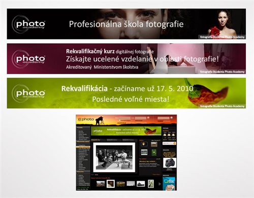 Flash banner for photoacademy.sk