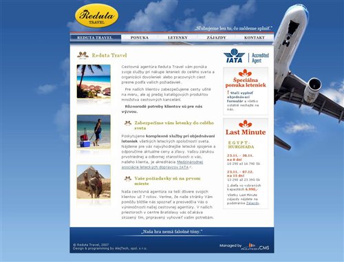 reduta-travel.sk website