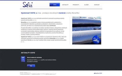 sofiz.sk - website design