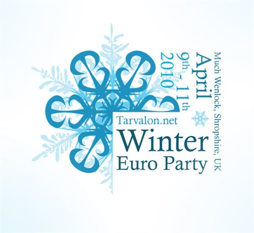Tarvalon.net Winter Europarty Logo Design